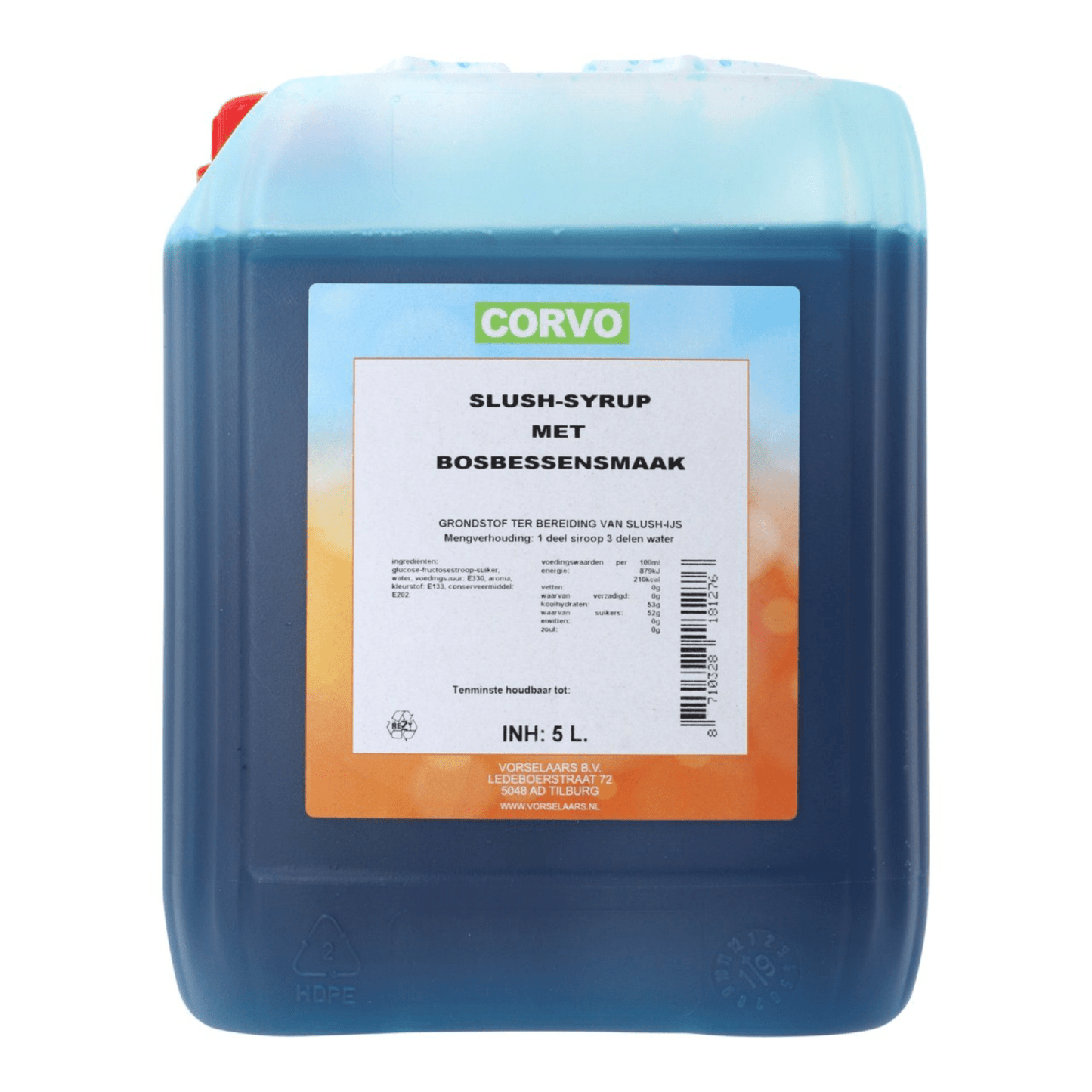 Sirop de barbotine Corvo myrtilles (5 litres)