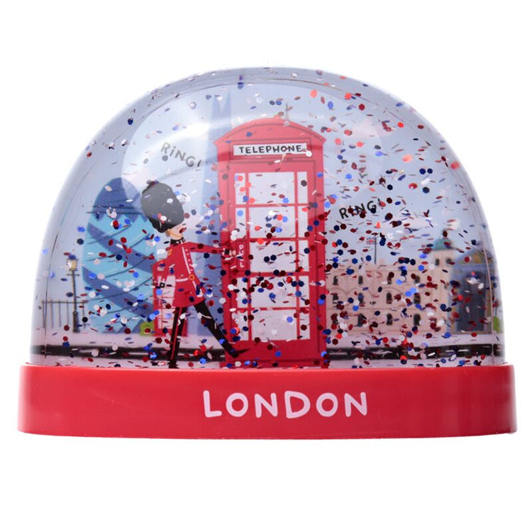 London Souvenir Red Phone Cell Royal Wachter Snow Bol L