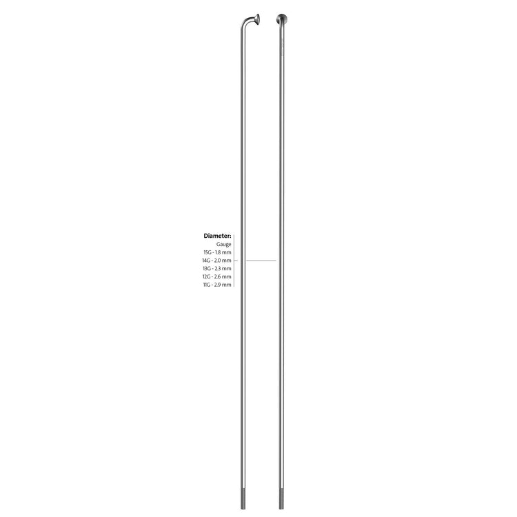 SPAKEN 284-14 SAPIM Leader Ø2.00 mm FG 2,3 - en acier inoxydable (100 pièces)