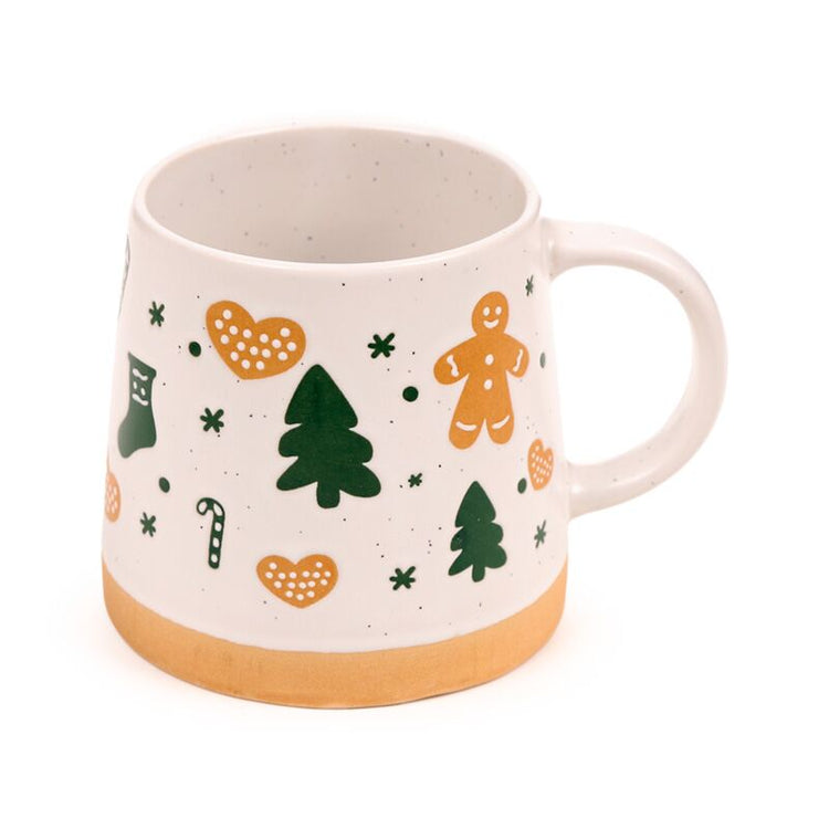 Gingerbrood Man Tapse Stoneware Mug