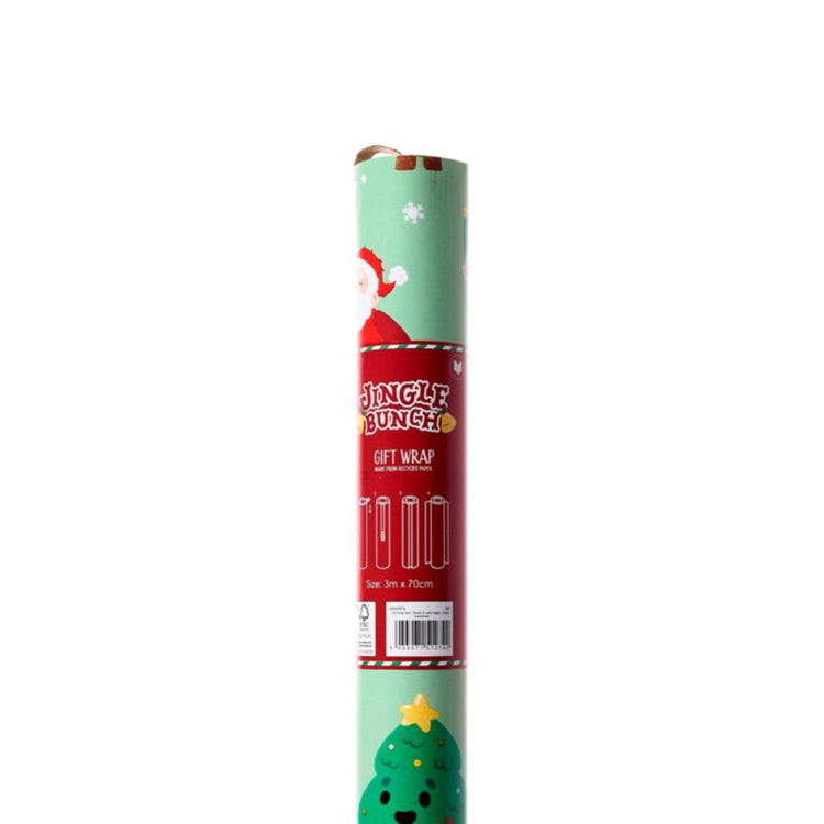 Christmas Jingle Bunch 3m Gift Tail Rol
