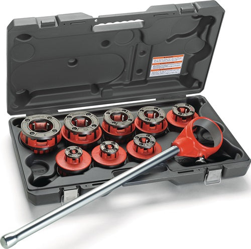 Ensemble d'outils de filetage Ridgid | 1 2, 3 4, 1 et 1 1 4, 1 1 2, 2 pouces | 1 pièce - 13078 13078
