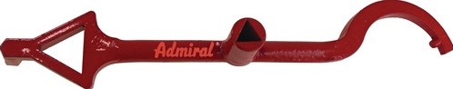 Clé amiral pour bouche d'incendie hors sol | fonte malléable | 1 pièce - 1030ab-1 1030ab-1