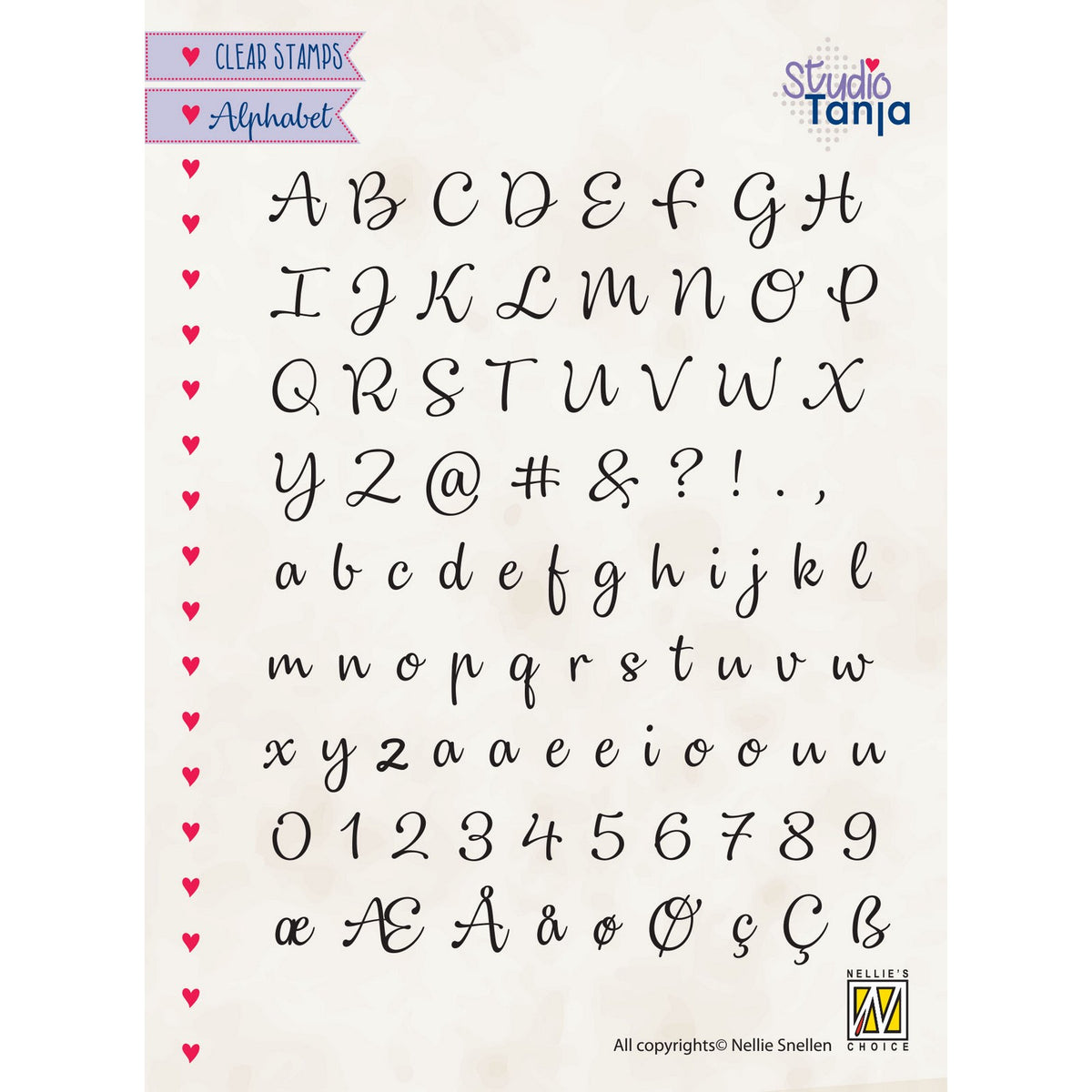 Le choix de Nellie • Tampons transparents alphabet Lena-2