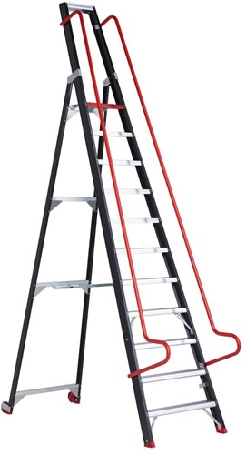 Altrex taurus échelle d'entrepôt simple sans ascenseur tme 11 - 193211
