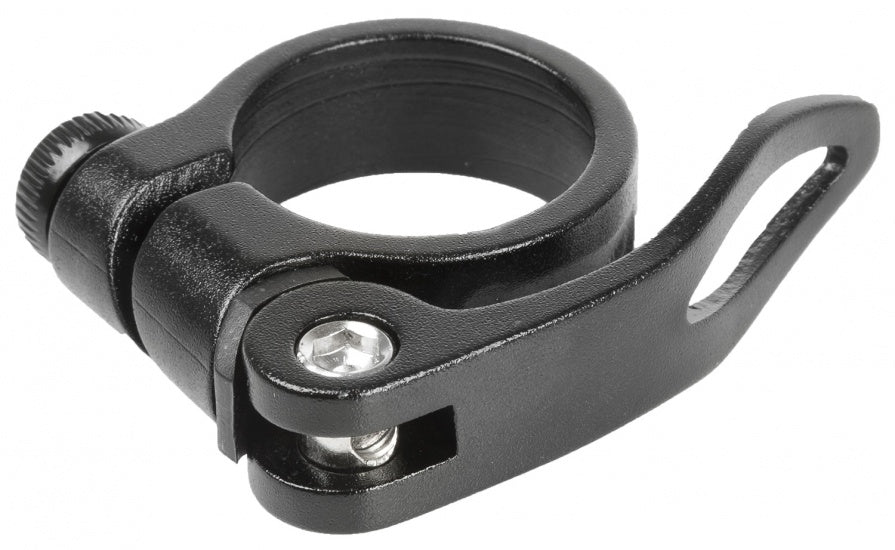 M-wave Saddle Page Clip avec tendeur rapide 34,9 mm noir
