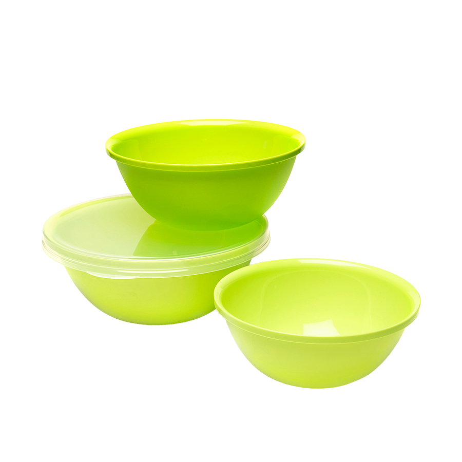 Amuse basic set de bols de service vert 4 pièces