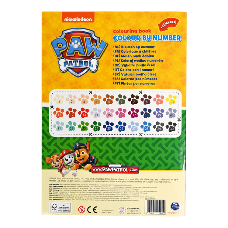 Gagne les couleurs hollandaises par numéro PAW Patrol