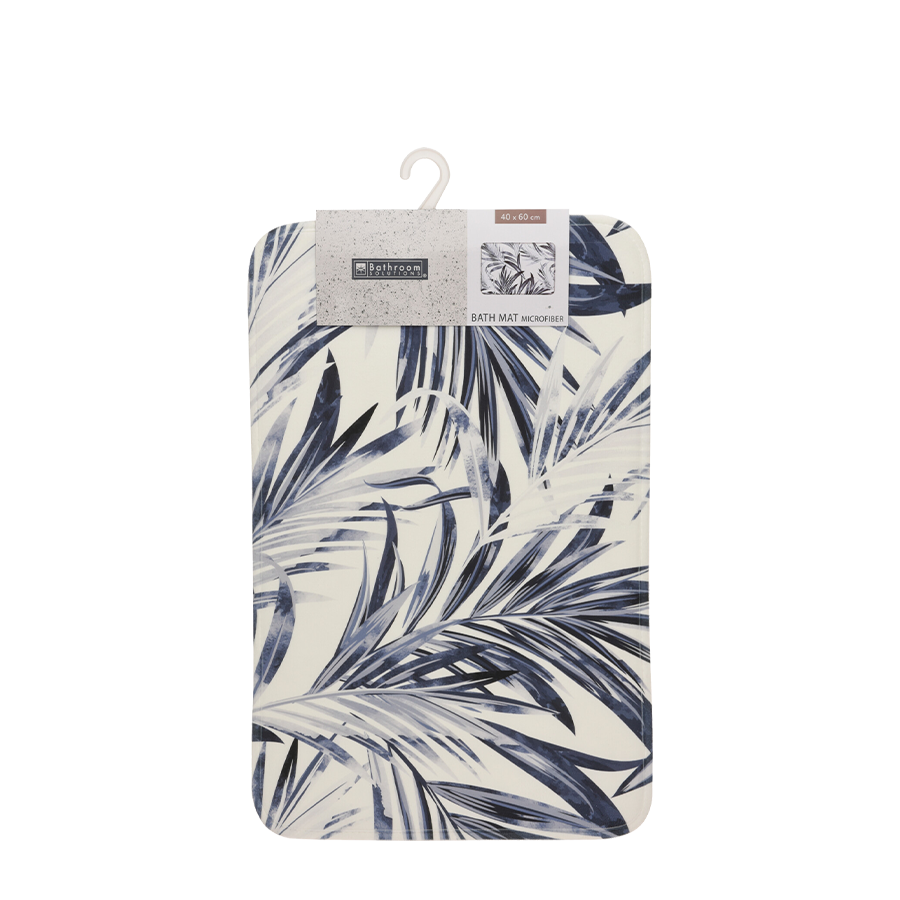 Tapis de bain microfibre palmier 60x40cm