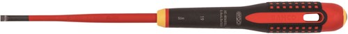 Tournevis Bahco ergo™ | isolé | vde | manche à trois composants | feuille étroite | fente | 0,6 mm x 3,5 mm x 100 mm - be-8230sl