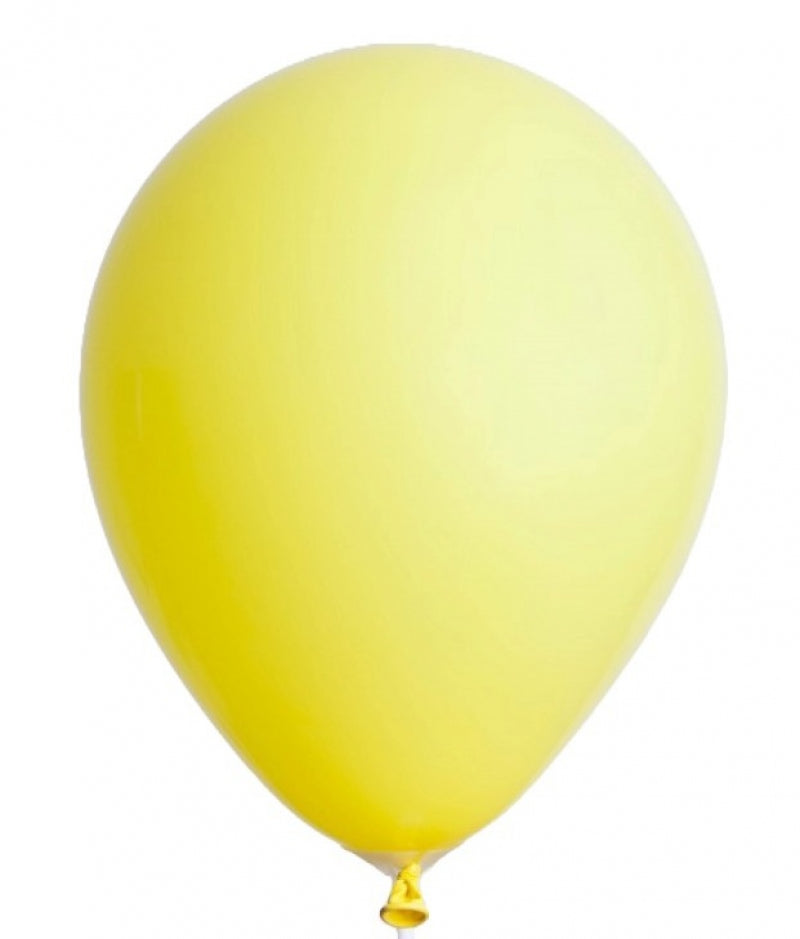 Ballons Globos jaunes (25 pièces en sachet)