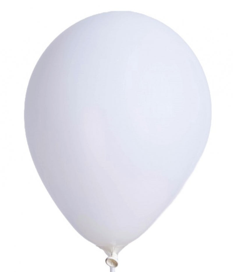 Ballons Globos blancs (25 pièces en sachet)