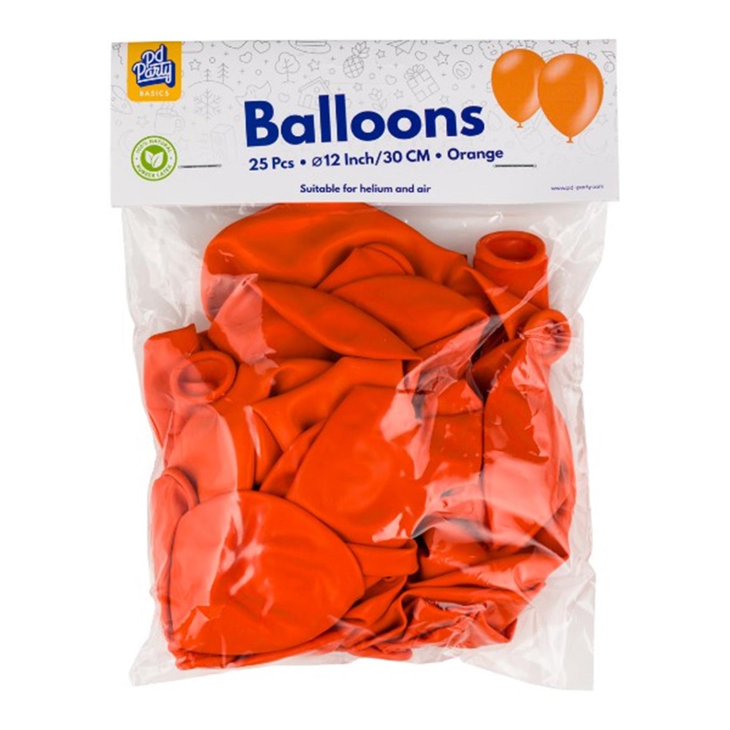 Ballons Paperdreams orange 30cm 25 pcs