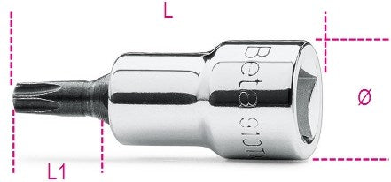 Douilles tournevis bêta pour vis Torx® 910tx 40 - 009100524