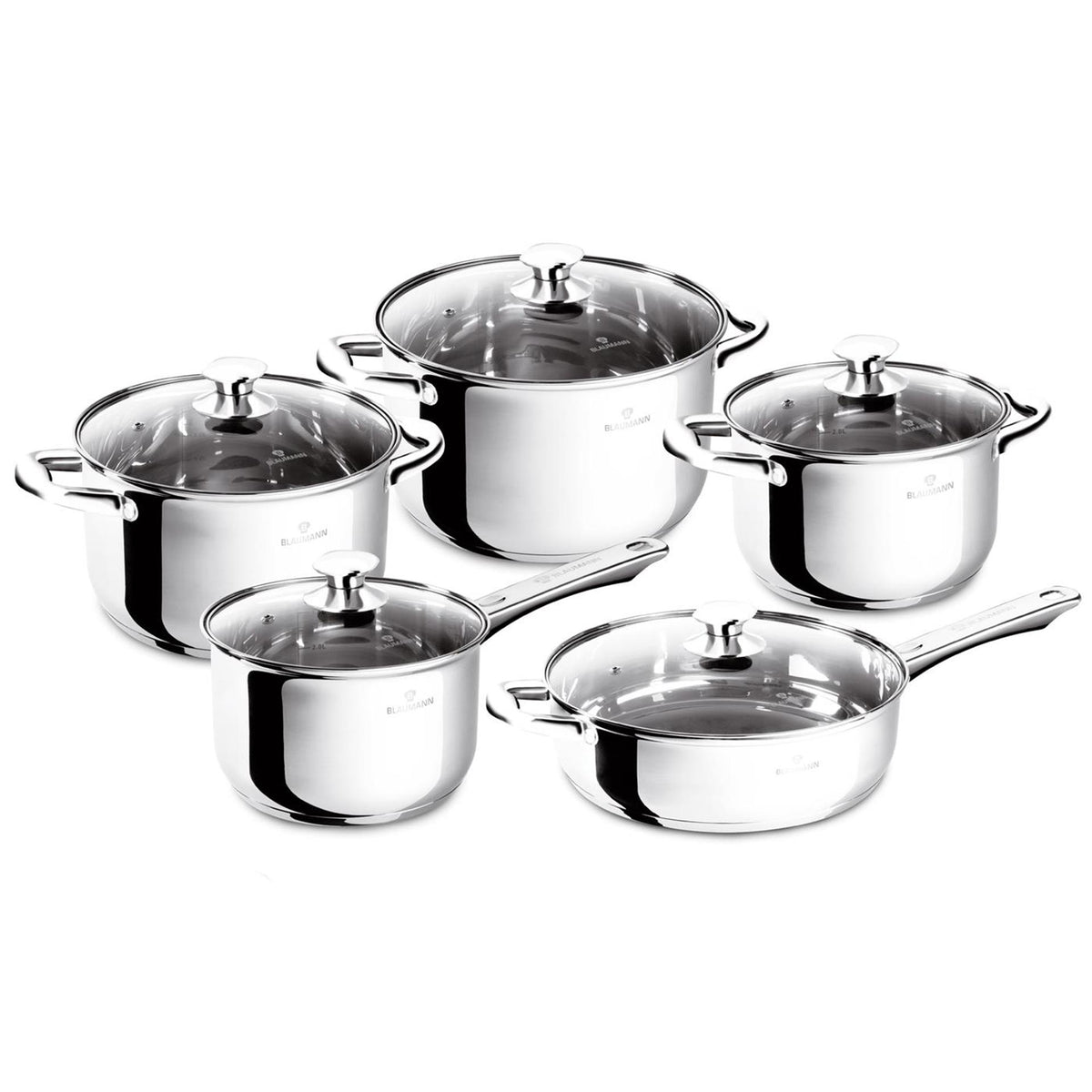 Blaumann set de poêles 10 pièces ligne gourmet