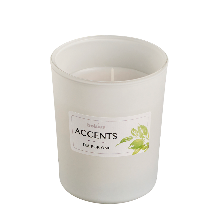 Bolsius verre parfumé accents thé pour un 92 76mm