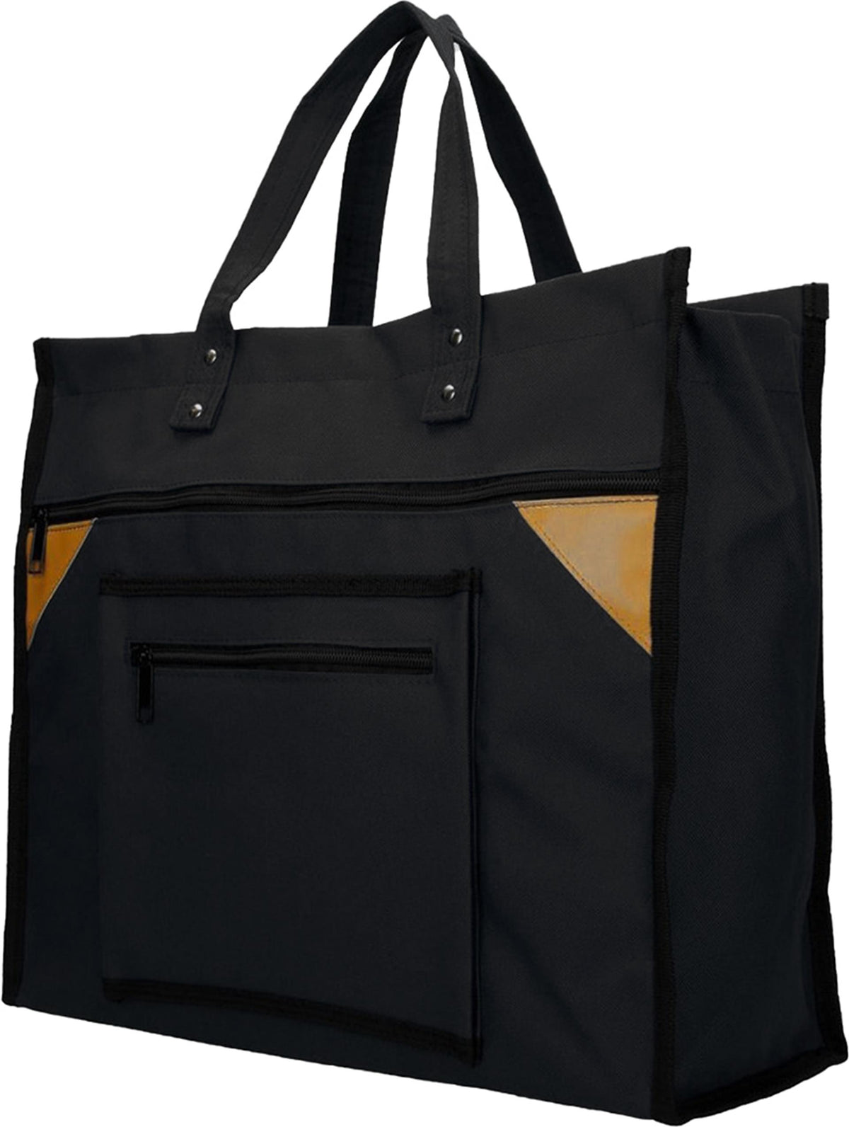 Sac shopping toile large noir