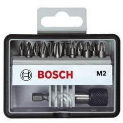 Jeu d'embouts d'accessoires Bosch | extra dur m2 | ligne robuste | 13 pièces | 2607002564 - 2607002564