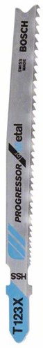 Bosch accessoires lame de scie sauteuse t 123 xf progressor pour métal 3pcs - 2608638472