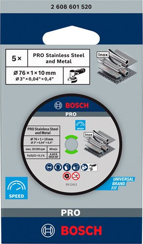 Disque à tronçonner Bosch Prof Expert Inox (5)