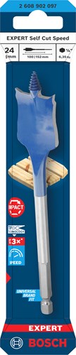 Bosch accessoires expert vitesse perceuse vitesse de coupe automatique | arbre hexagonal | 24 x 152 mm - 2608902097