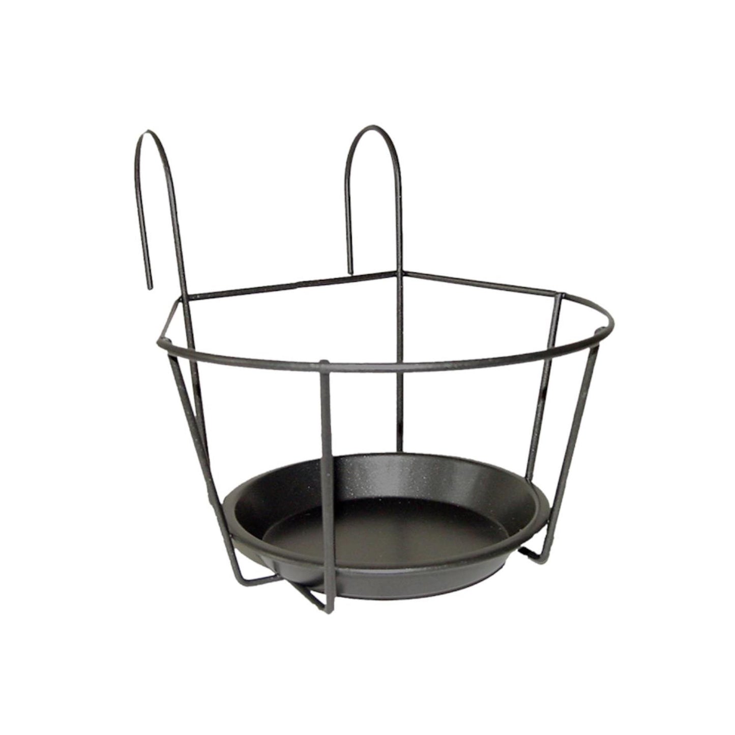 Esschert design porte-pot de balcon gris s