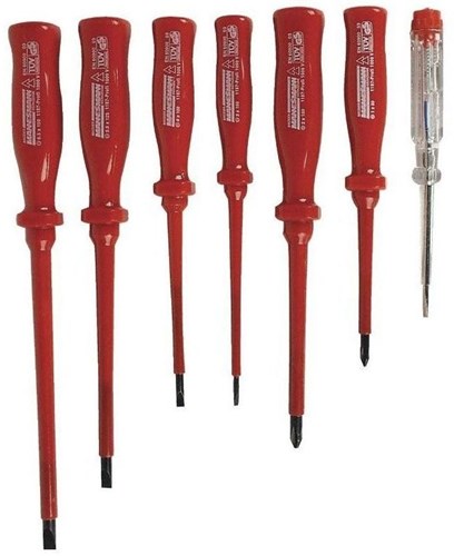 Brüder Mannesmann jeu de tournevis électriques 7 pcs (hobby) - 1187-profi