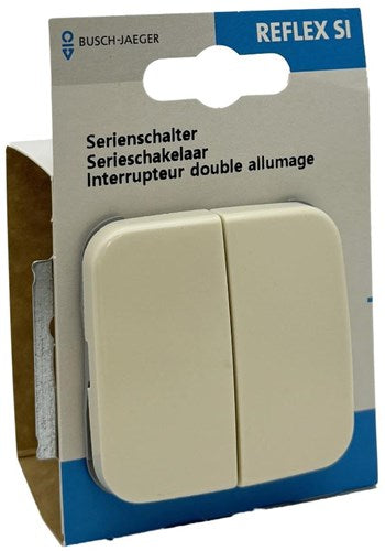 Busch Jaeger série crème interrupteur + bascule - 4695030