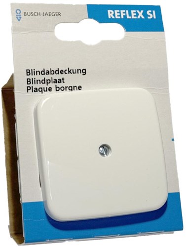 Plaque aveugle blanche Busch Jaeger - 4695560