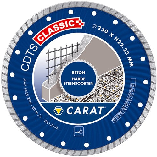 Scie diamantée Carat béton ø150x22,23mm, cdts classic - cdtsc15090 - cdtsc15090