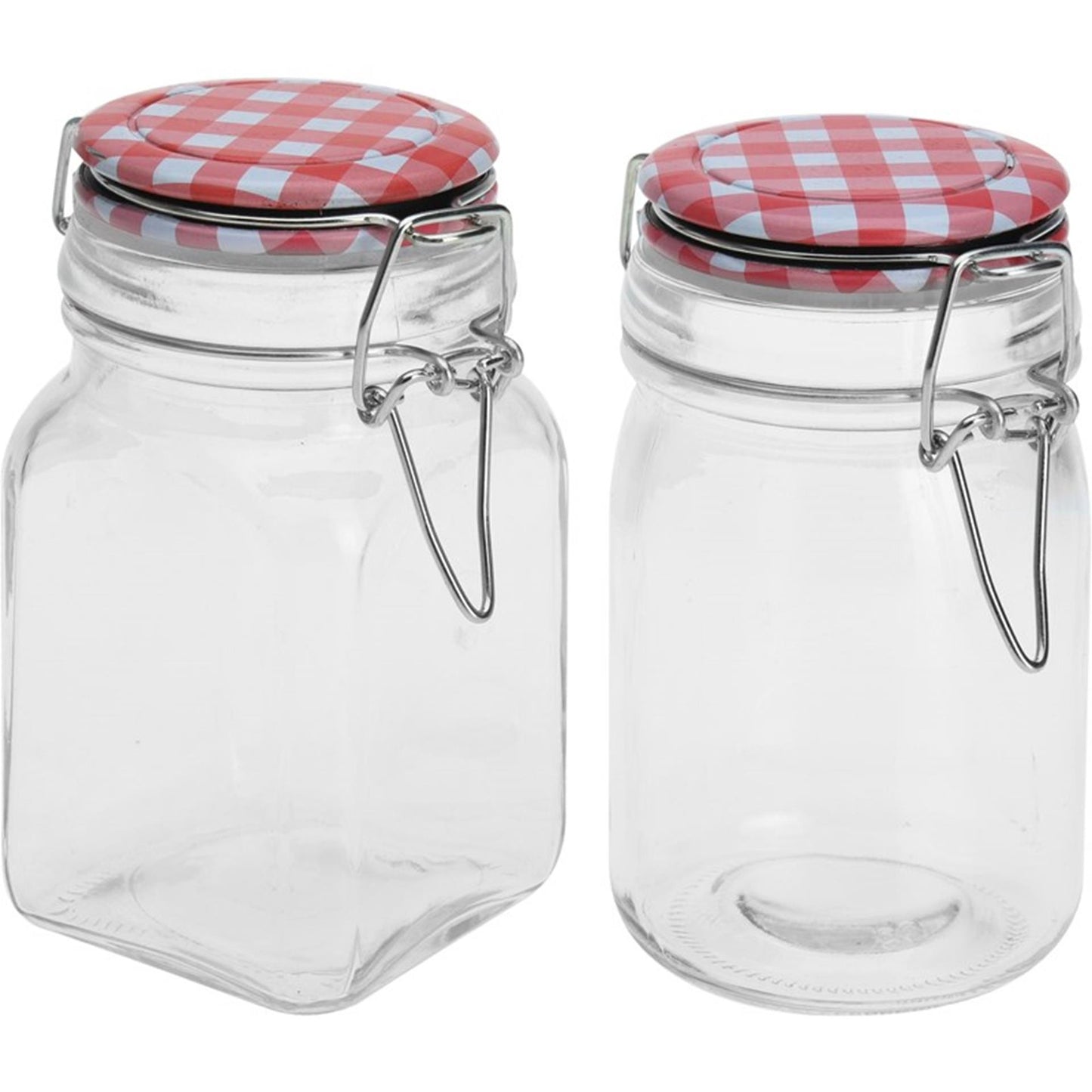 Excellent pot de rangement d'articles ménagers en verre 250ml 68x68x115mm