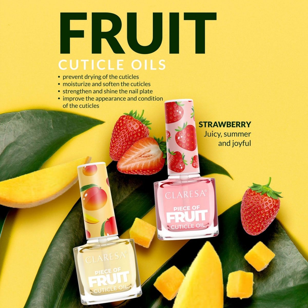 Claresa Claresa Cuticule Huile Strawberry 5ml