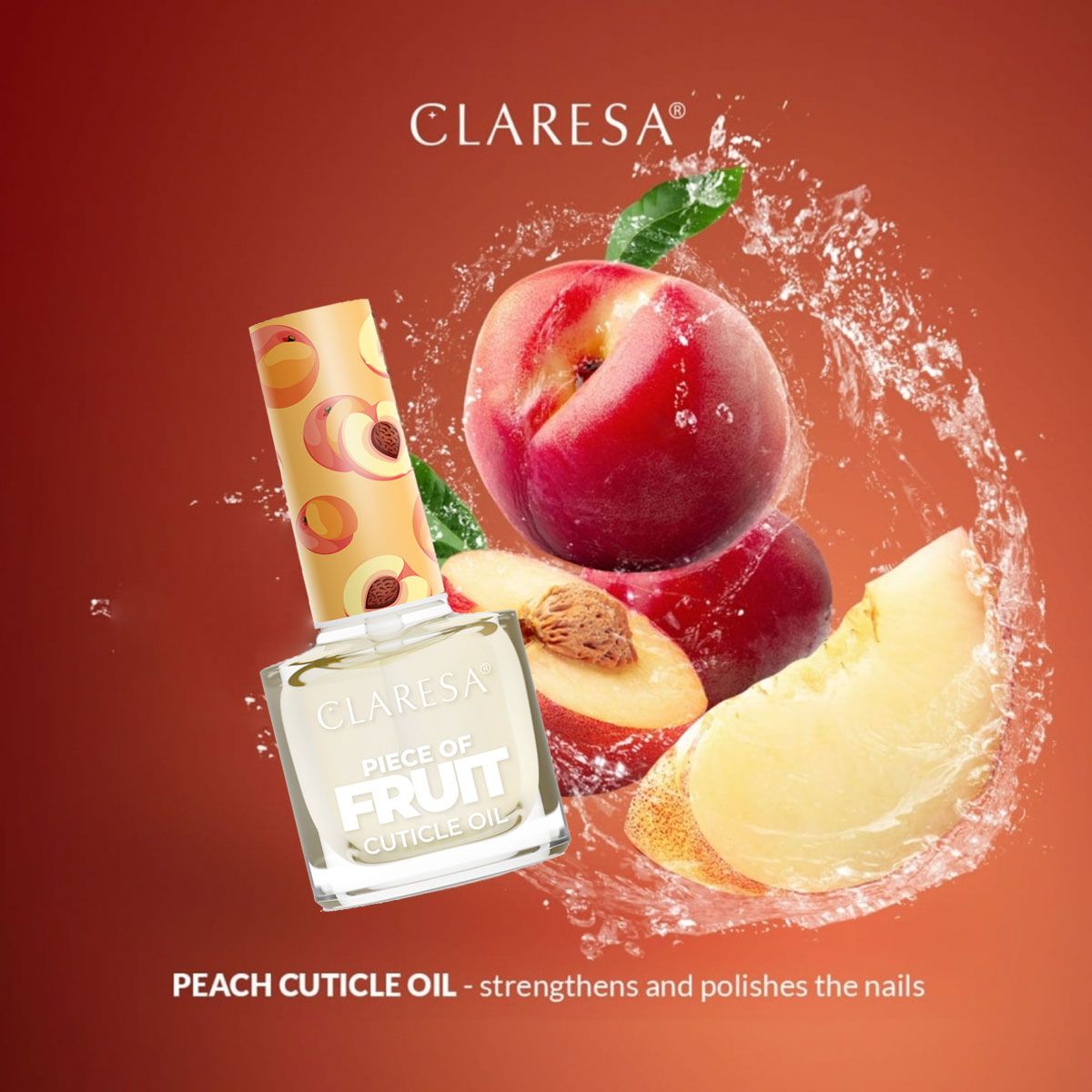 Claresa Claresa Cuticule Huile pêche 5 ml