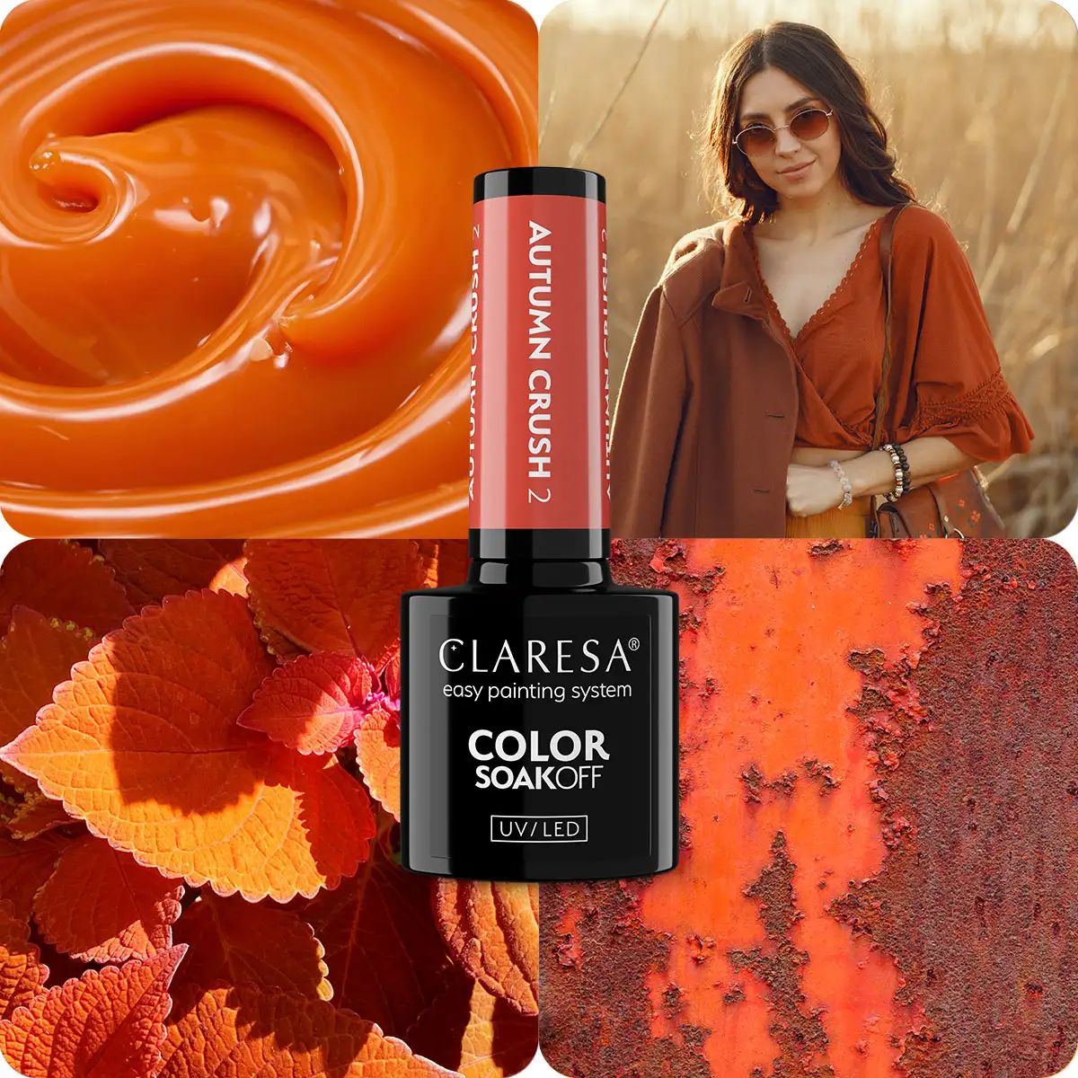 Claresa Vernis Gel UV LED 5 ml Automne Crush 2