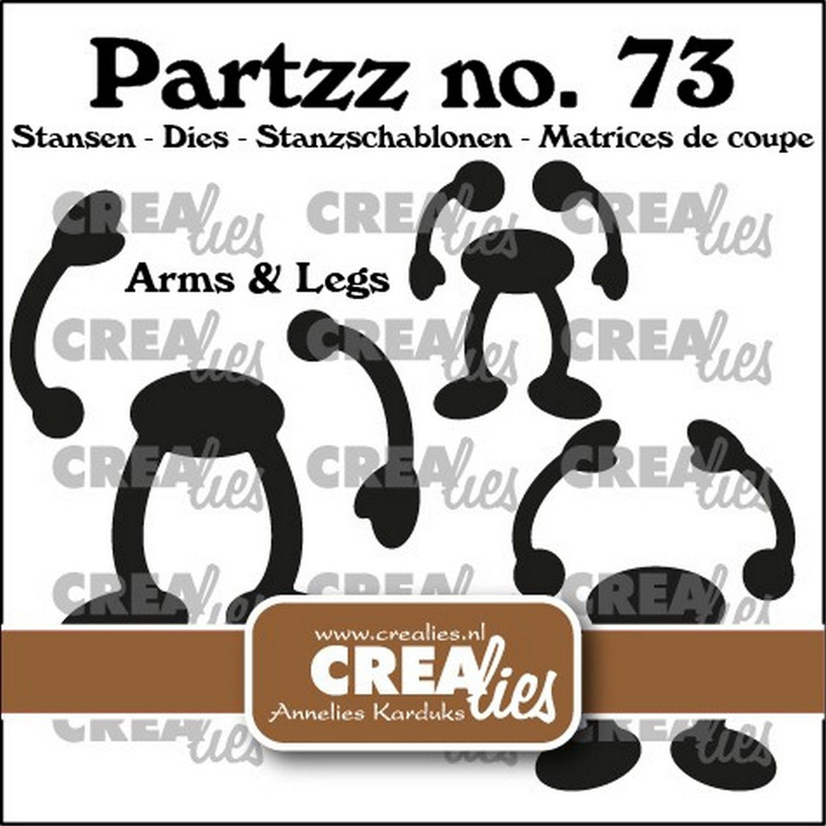 Crealies • bras et jambes partzz pour fruits (3 tailles)