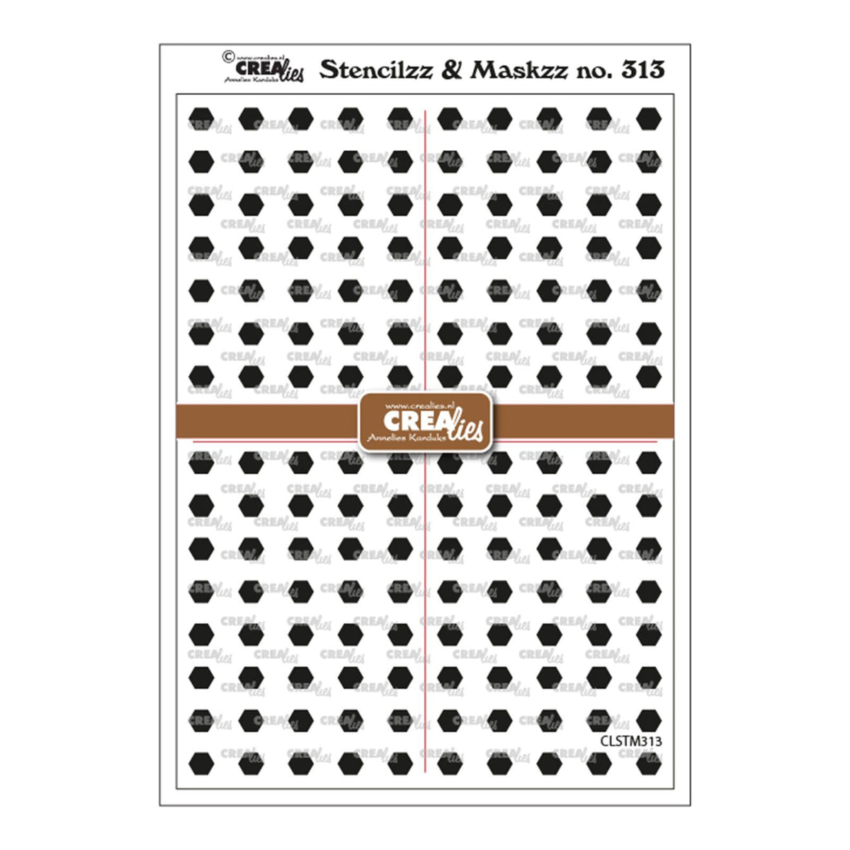 Crealies • pochoirzz maskzz hexagones