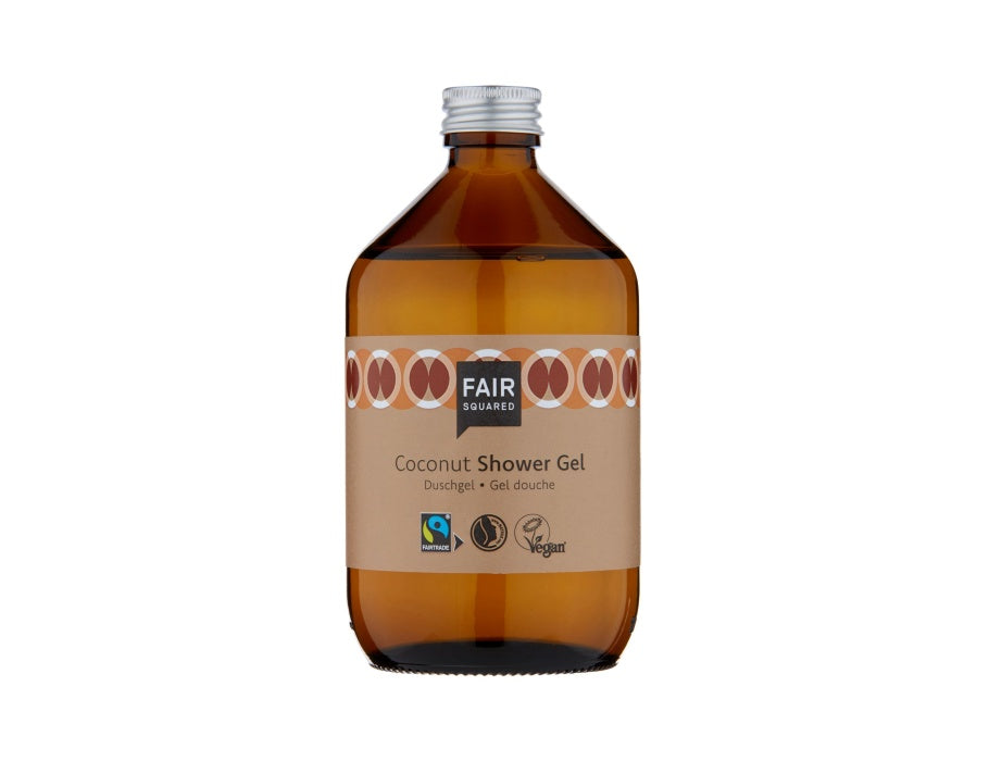 Gel de douche au carré juste à la noix de coco zéro déchet 500 ml.