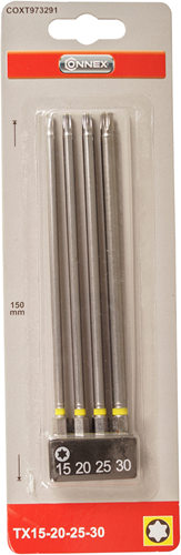 Jeu d'embouts Connex 150mm tx 4pcs - coxt973291