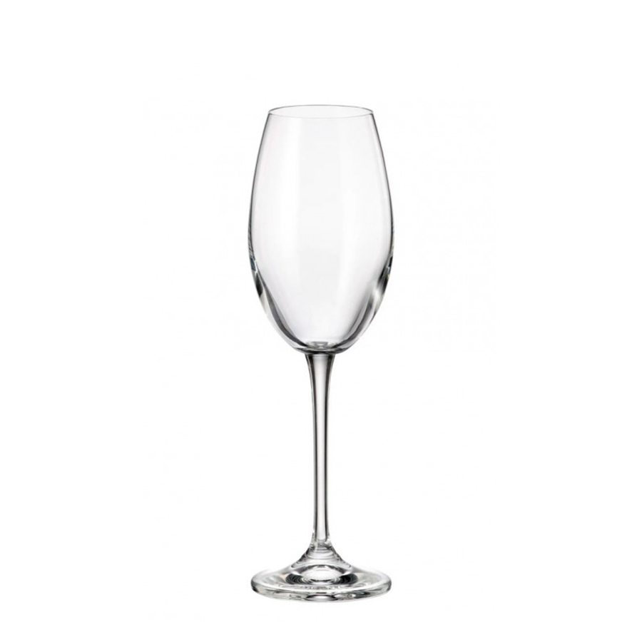 Verre à vin blanc de Bohême en cristal fulica 300ml 6 pièces