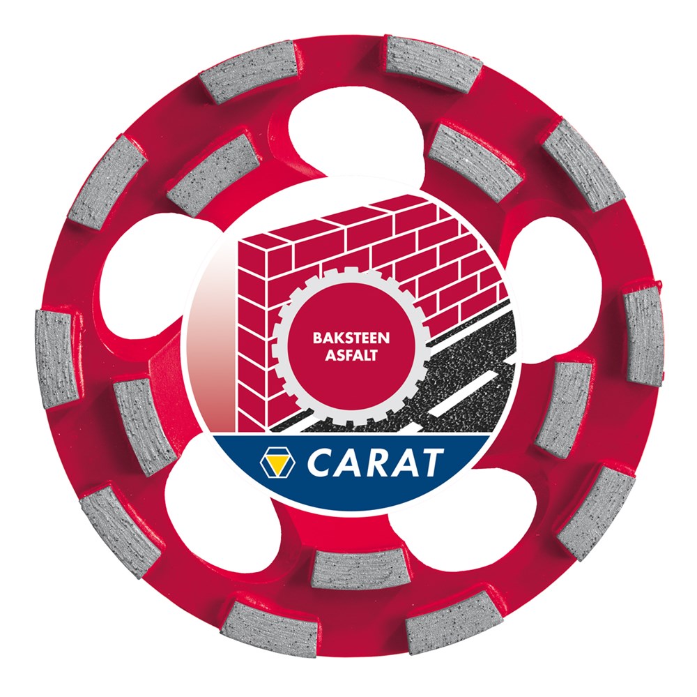Tête de meule Carat ø180 cubd master brique