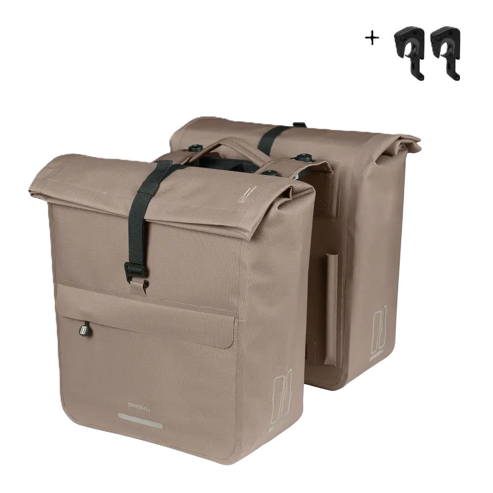 Sacoche de vélo double Basil urban dry neo mik