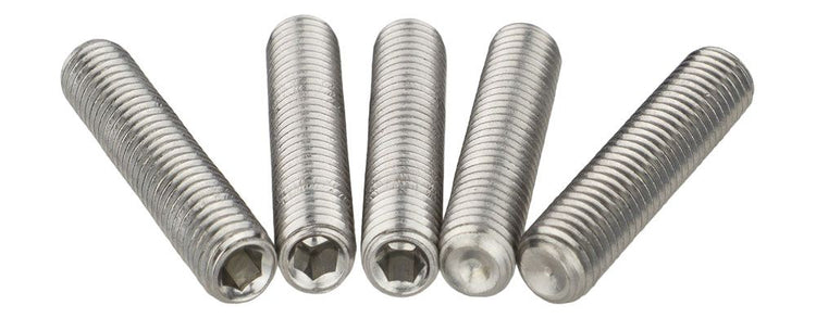 Boulon anp sans marque m5x25 hexagone din 916 acier inoxydable ds a 5