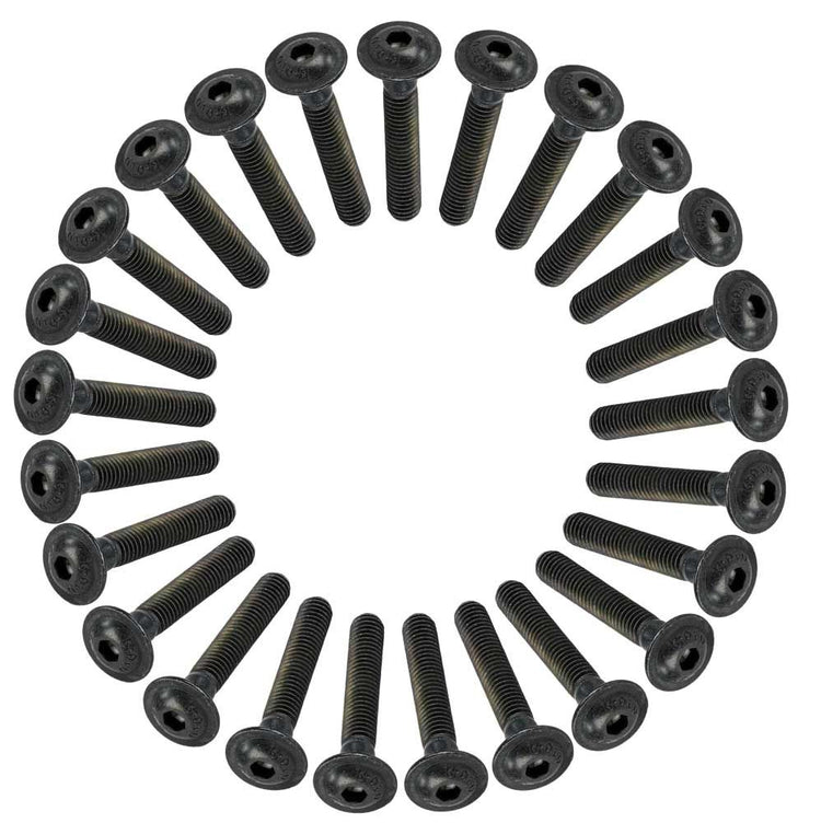 Boulon m5x30 à six pans creux iso7380-2 10,9 zinc zw ds a 25