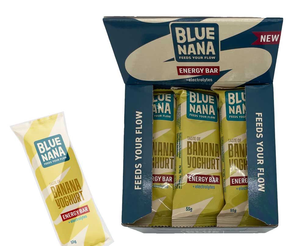 Blue nana bar yaourt banane énergétique 55gr ds a 12
