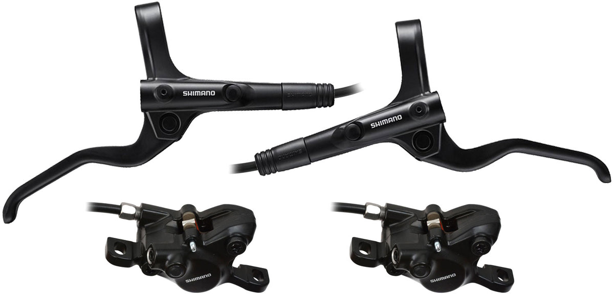 Shimano MT200 Hydraulic Discet Fetter + arrière 1000 1700 mm noir