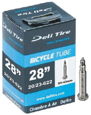 Deli pneu binnenband sv15 28 pouces Race 18 25-622 43 mm français