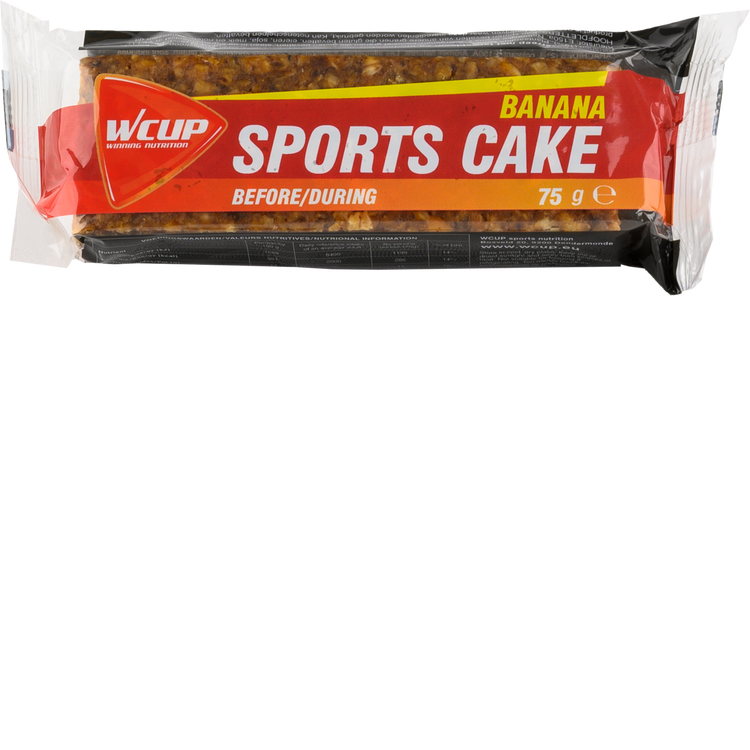 WCUP - Gâteau de sport banane 75 grammes 20 pièces