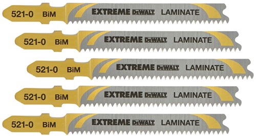 Accessoires Dewalt lame de scie sauteuse bim extreme pour un sciage rapide du bois et du stratifié (t101bif) - dt2080-qz