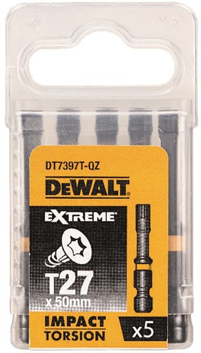 Imp dewalt accessoires acte torsion 50mm torx t27 - dt7397t-qz