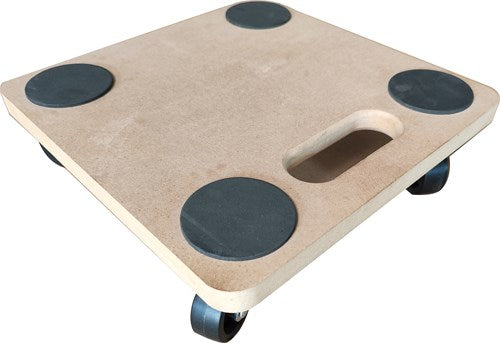 Chariot mdf Diggers | 29x29cm | Capacité de 200 kg | Roues en pp dur de 50 mm | fsc 100% - dig771